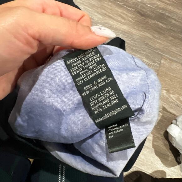 Rodd & Gunn Navy Blue 2XL Full Zip Track Jacket - Picture 9 of 9